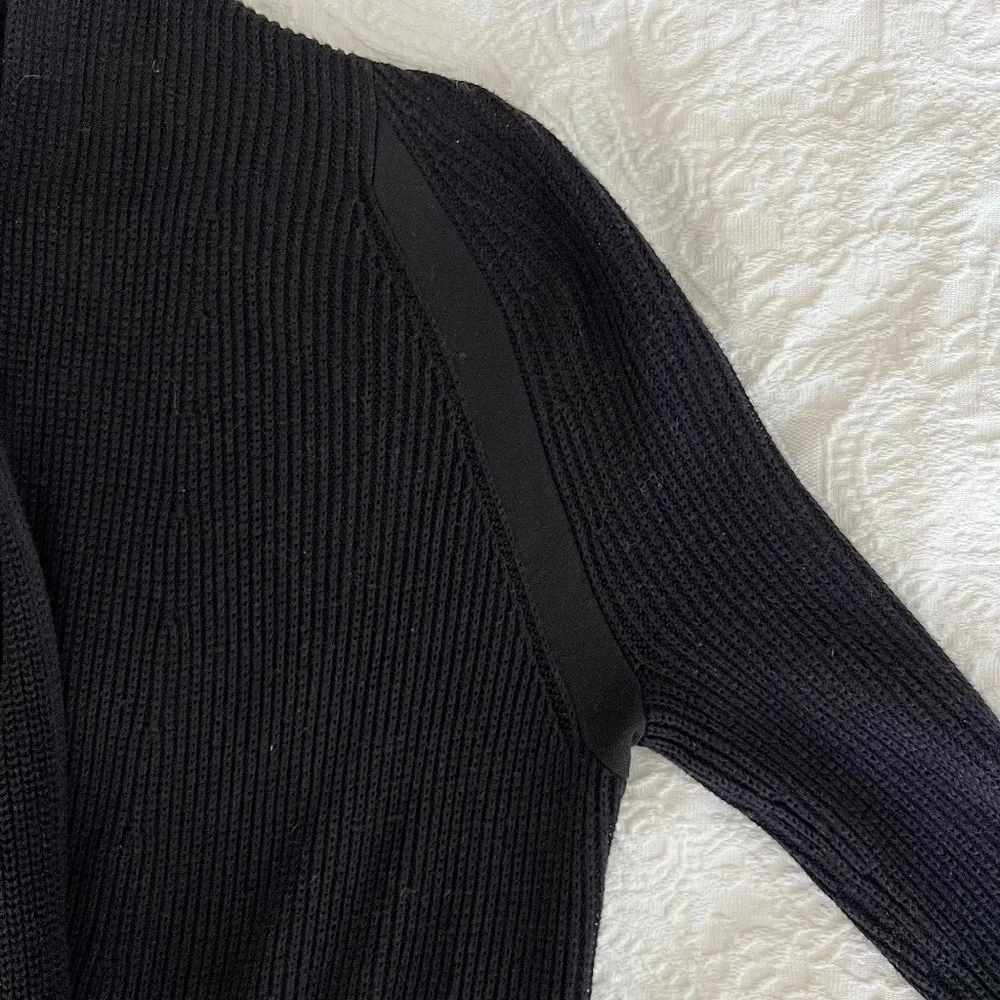 Vince navy blue shawl collar cotton cardigan - Picture 3 of 8